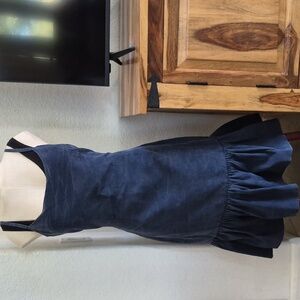 Kate Spade Cotton & Silk Blend, Dress With Flounce Hem